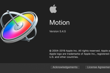 Apple Motion v5.4.5 Professional Animation Editor Free Download for Mac