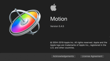 Apple Motion v5.4.5 Professional Animation Editor Free Download for Mac | File Download