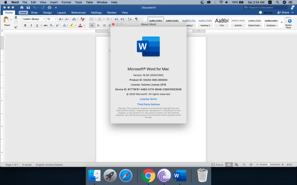 ms word for mac torrent