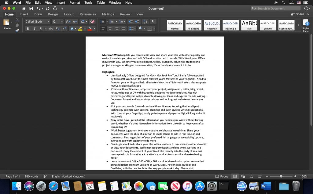 microsoft office 2019 for mac preview
