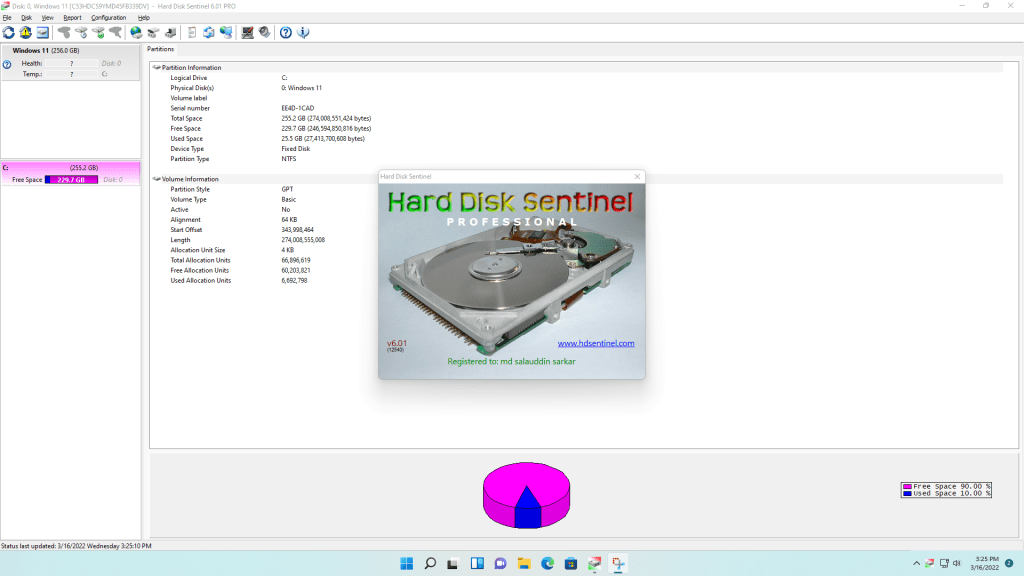 Hard Disk Sentinel Pro 6