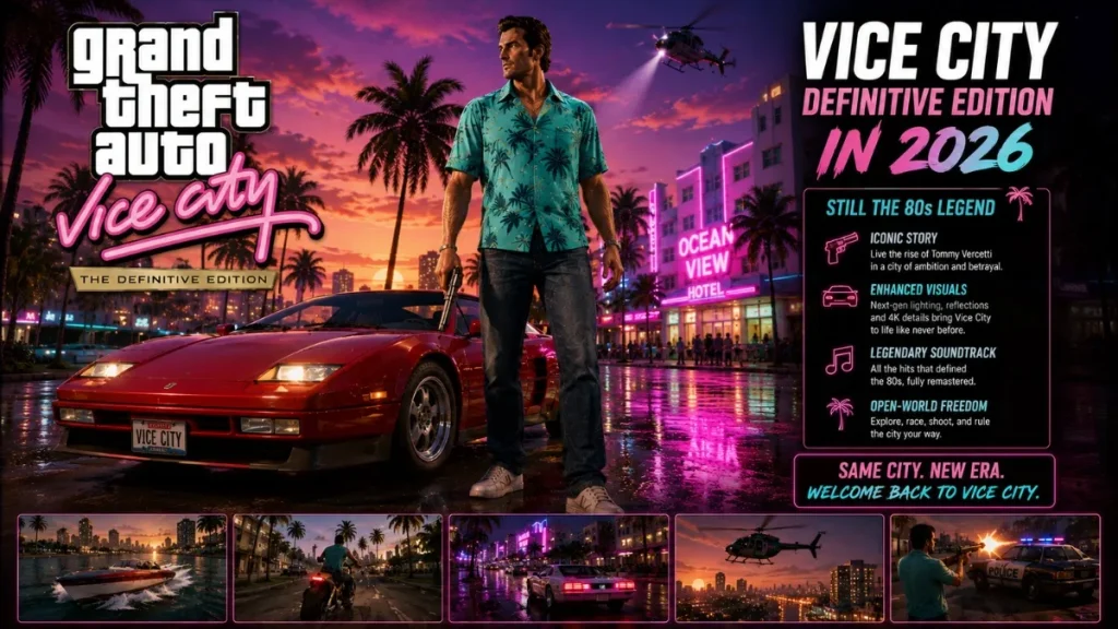 Grand Theft Auto: Vice City (2026) | Windows 1 GTA Vice City Cover Picture