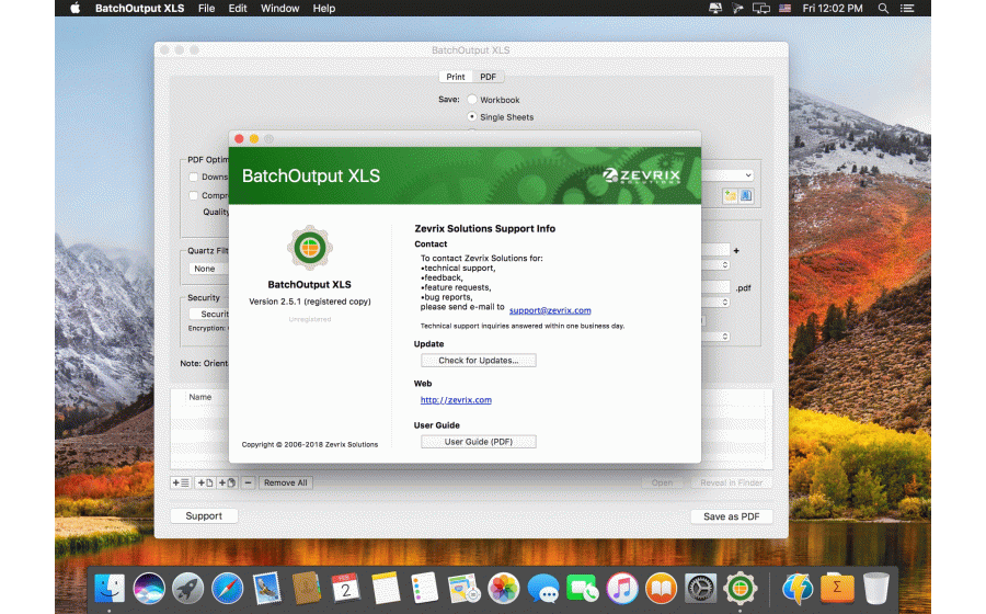 BatchOutput XLS 2.5.14 Free Download for Mac | Torrent Download