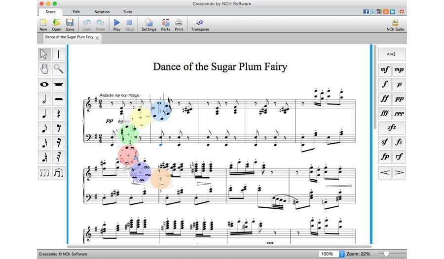 NCH Crescendo Music Notation Editor Pro 8.02 Free Download for Mac | Torrent Download